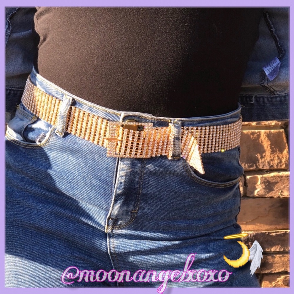 ✨💛Gold Diamanté Rhinestone Belt💛✨
